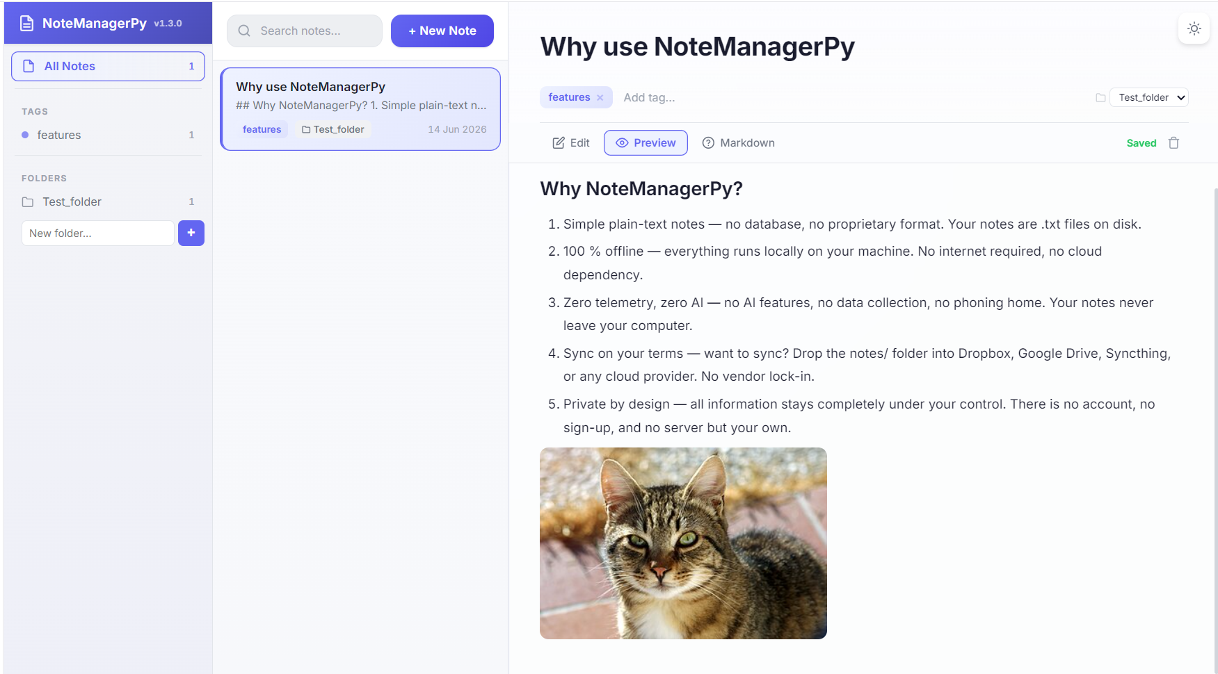 Markdown preview